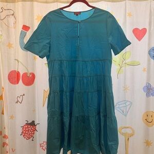 STAUD | Dresses | Nwot Staud Dena Drop Waist Navy Blue Midi Dress Sz 4 |  Poshmark